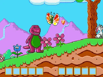 Barney's Hide & Seek Game (USA) screen shot game playing